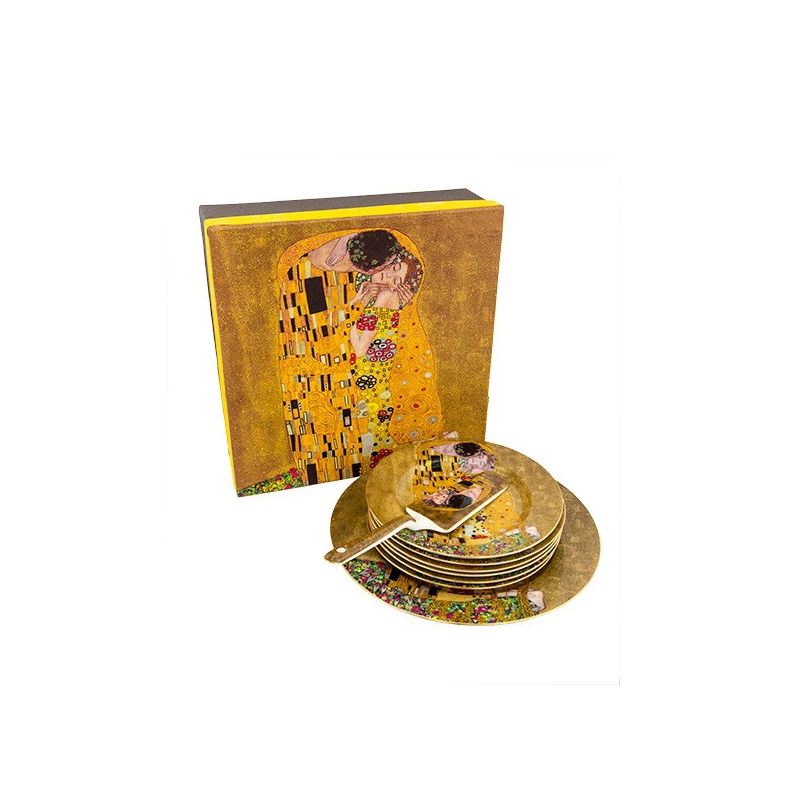 Dezertová súprava 8D Klimt zlatý