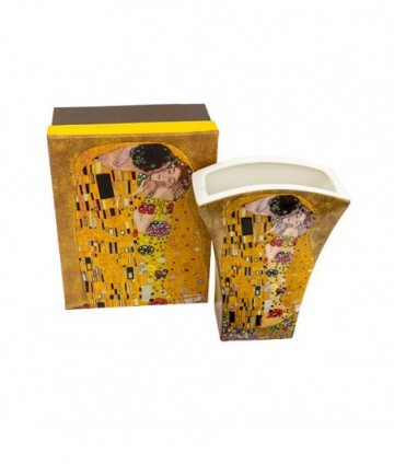 Váza Klimt zlatý vejár