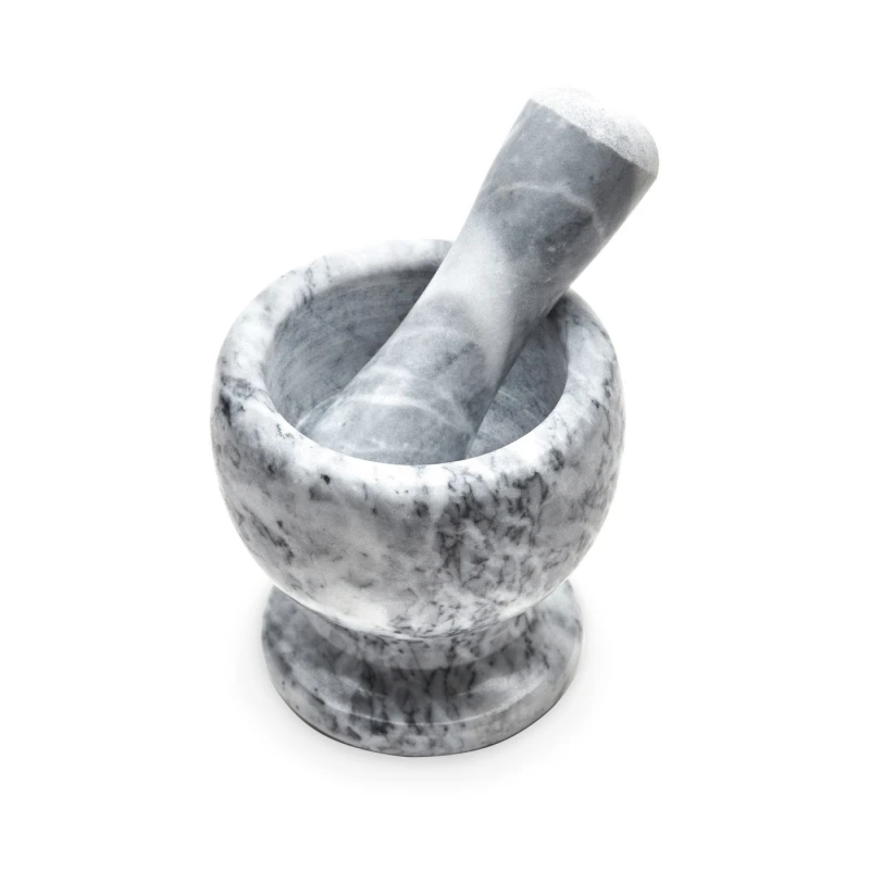 Mažiar mramor šedý 10,5x10,5cm