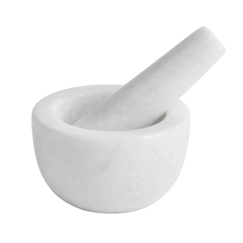 Mažiar mramor biely 10x6cm