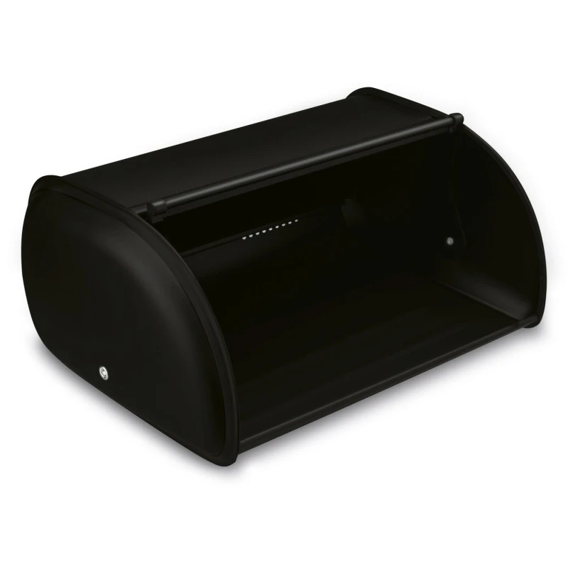 Chlebník Satino čierny 35,5x23x14,5cm