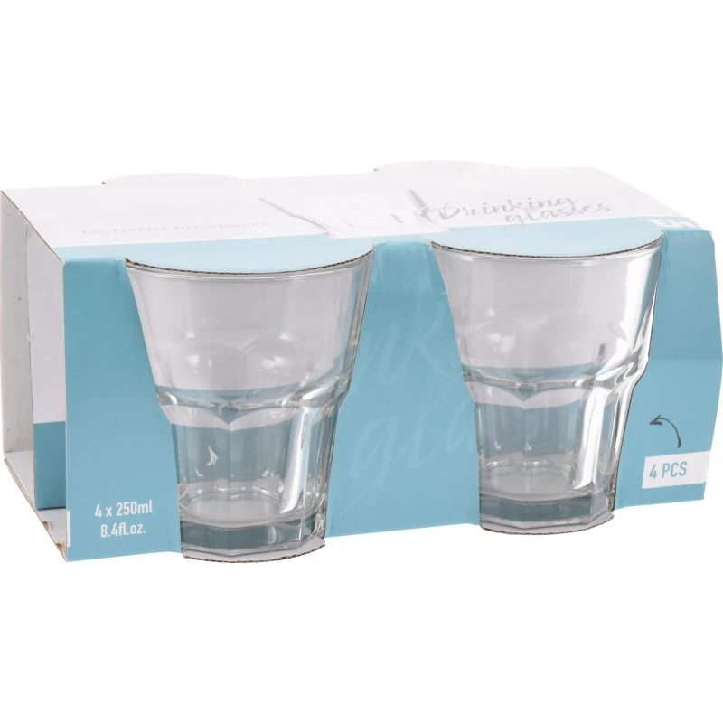 Sada pohárov 4ks/250ml