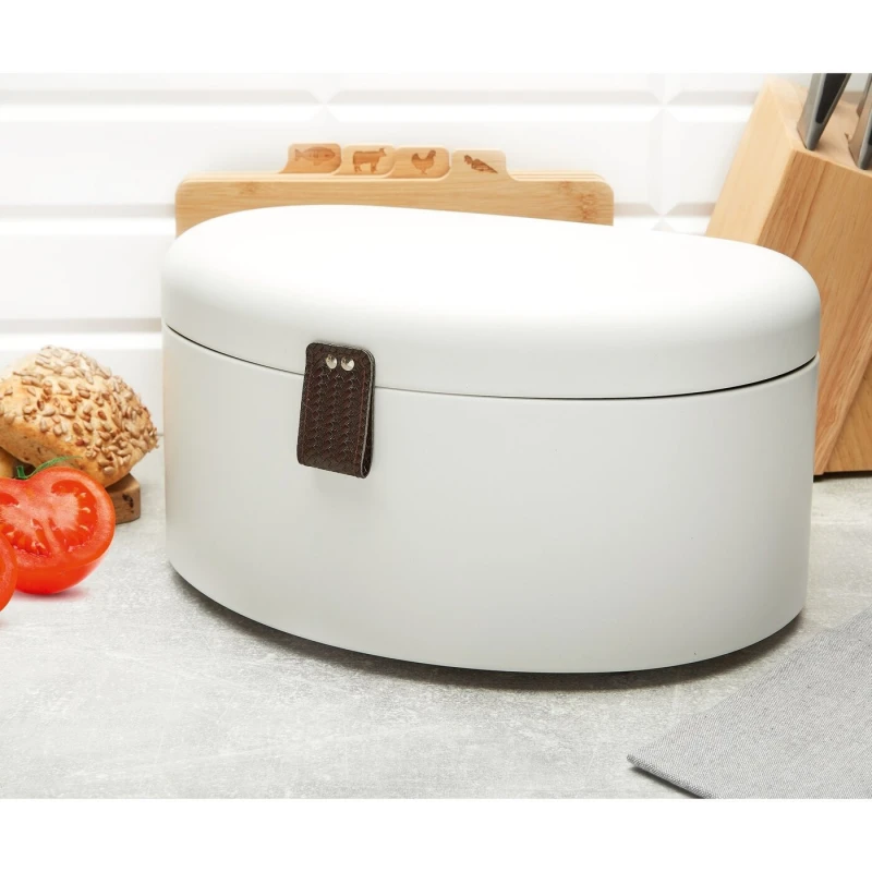 Chlebník Vespa biely 36x23,5x18,5cm
