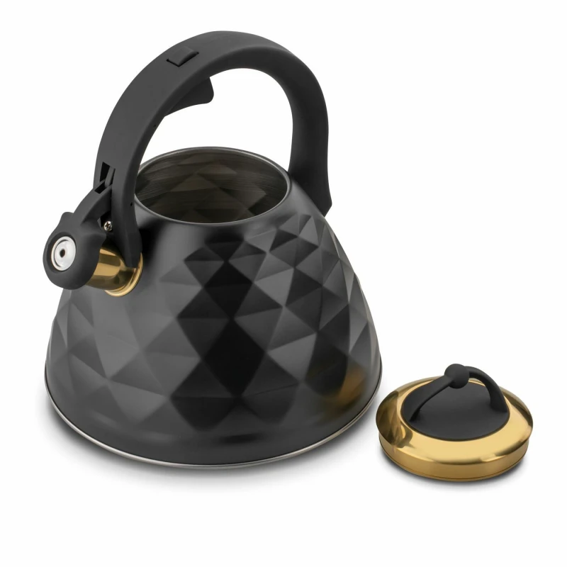 Čajník Crystal čierno-zlatý 3L