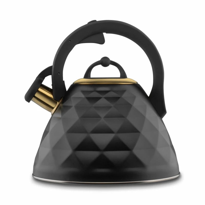Čajník Crystal čierno-zlatý 3L