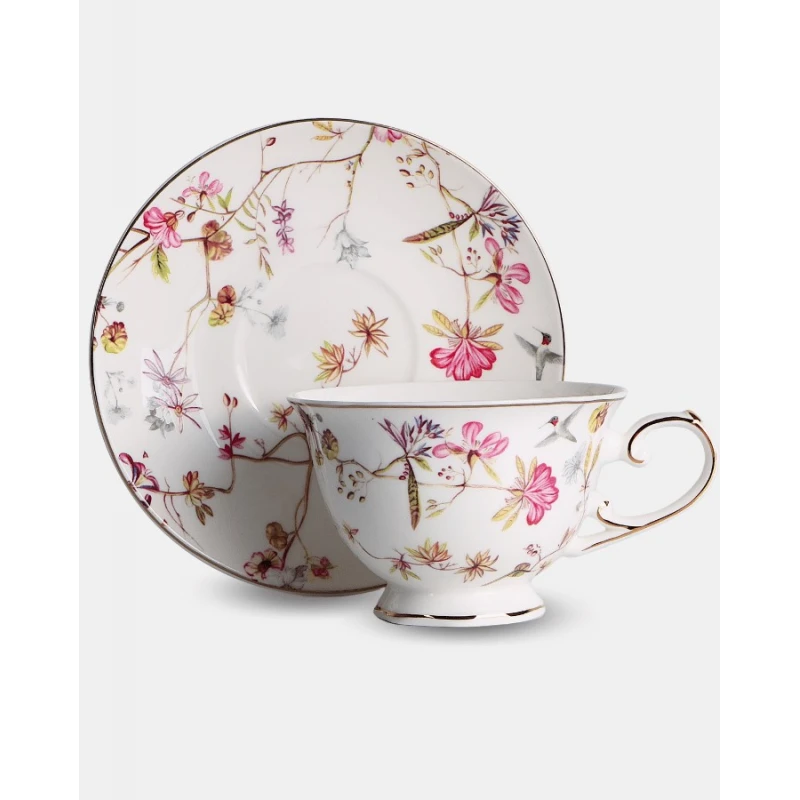 Porcelánová súprava 6 šálok 220ml s podšálkami Donna