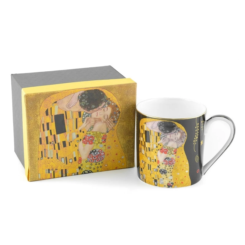 Hrnček Jumbo 600ml Klimt čierny 0036