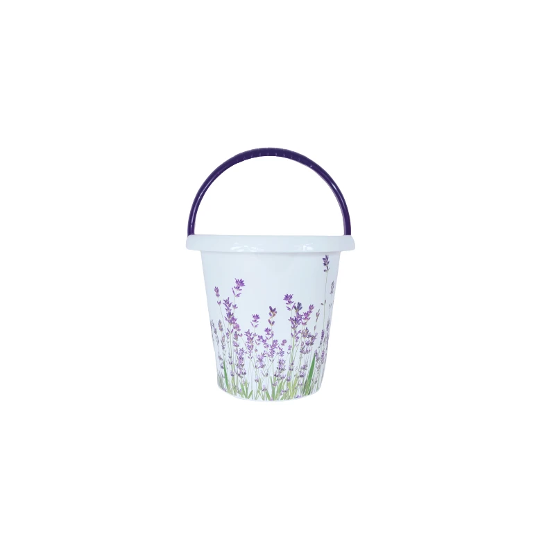 Vedro 10l plast dekor