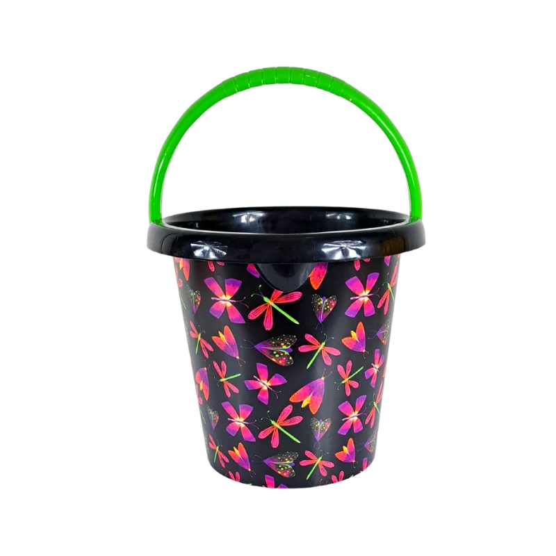 Vedro 10l plast dekor