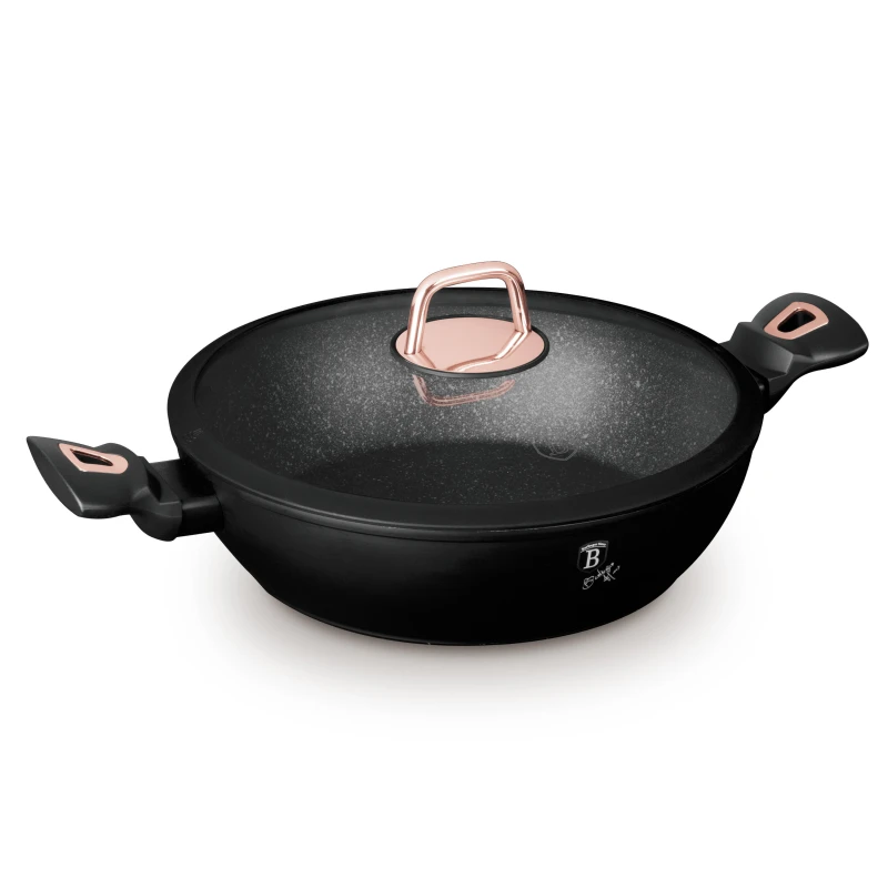 Hrniec nízky s pokr. 28cm Black Rose 1640N