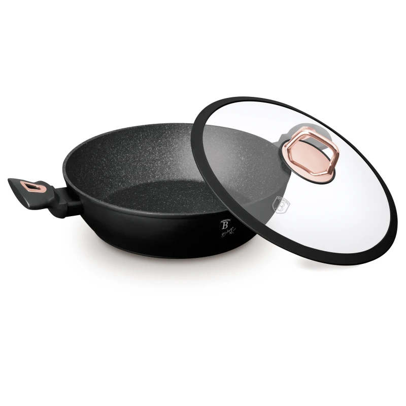 Hrniec nízky s pokr. 28cm Black Rose 1640N