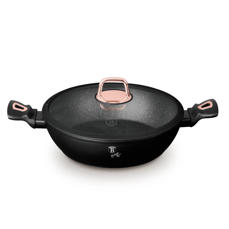 Hrniec nízky s pokr. 28cm Black Rose 1640N