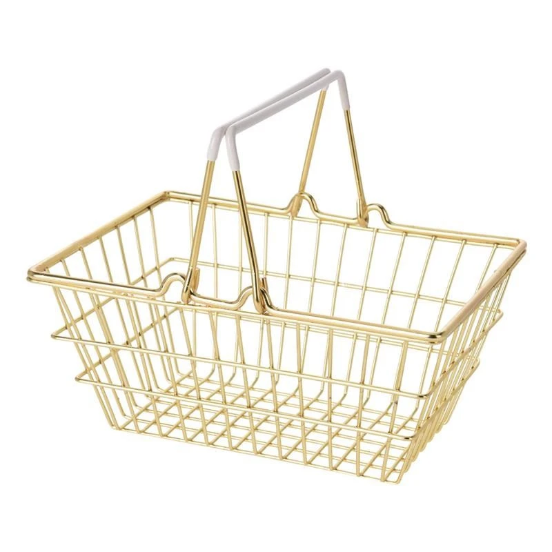 Košík zlatý 184x130x80mm