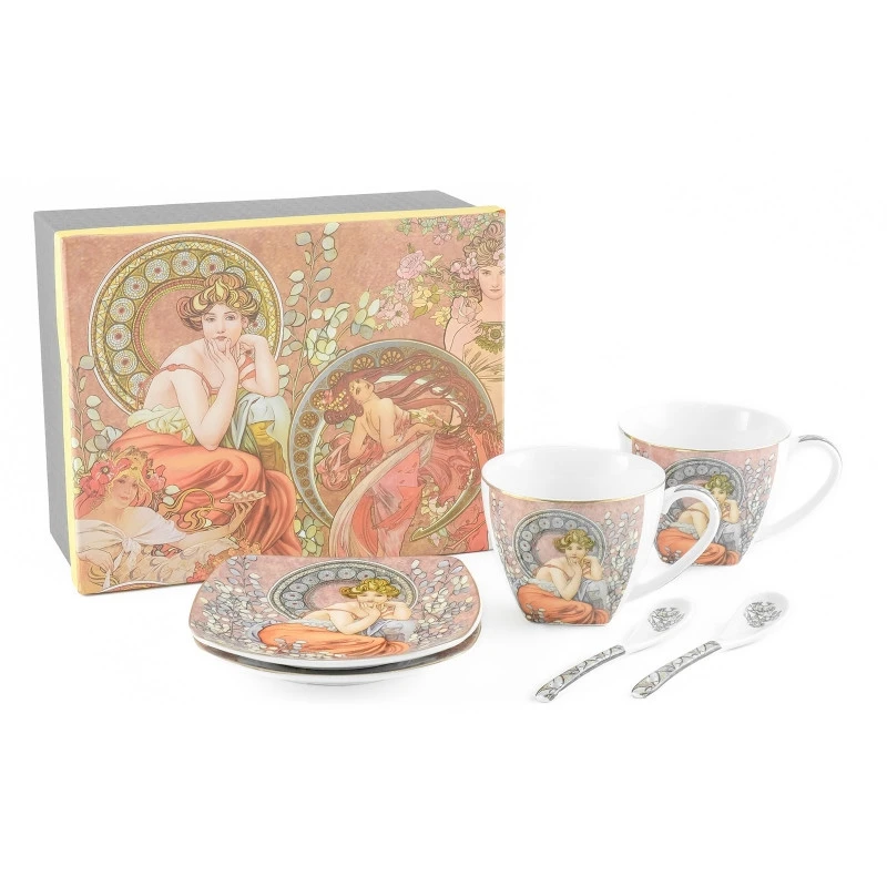 Sada šálok 2+2 Mucha 0027