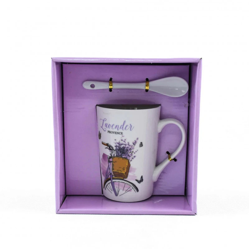 Šálka 1+1 Levandula HK795v