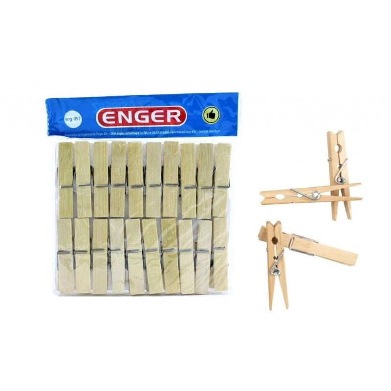 7968 Štipce bambus 20ks