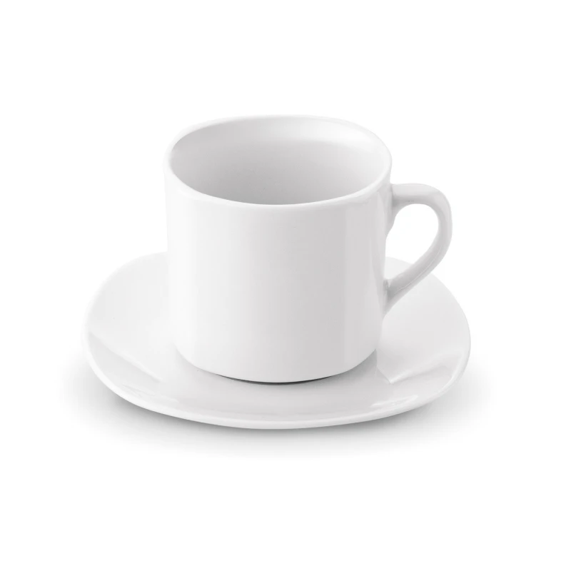 Sada šálok 6+6 biele 250ml