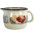Hrnček 12cm s výl. Kohút smalt