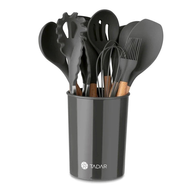 Sada kuch. náradia 11D silikón tmavosivá