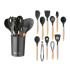 Sada kuch. náradia 11D silikón tmavosivá