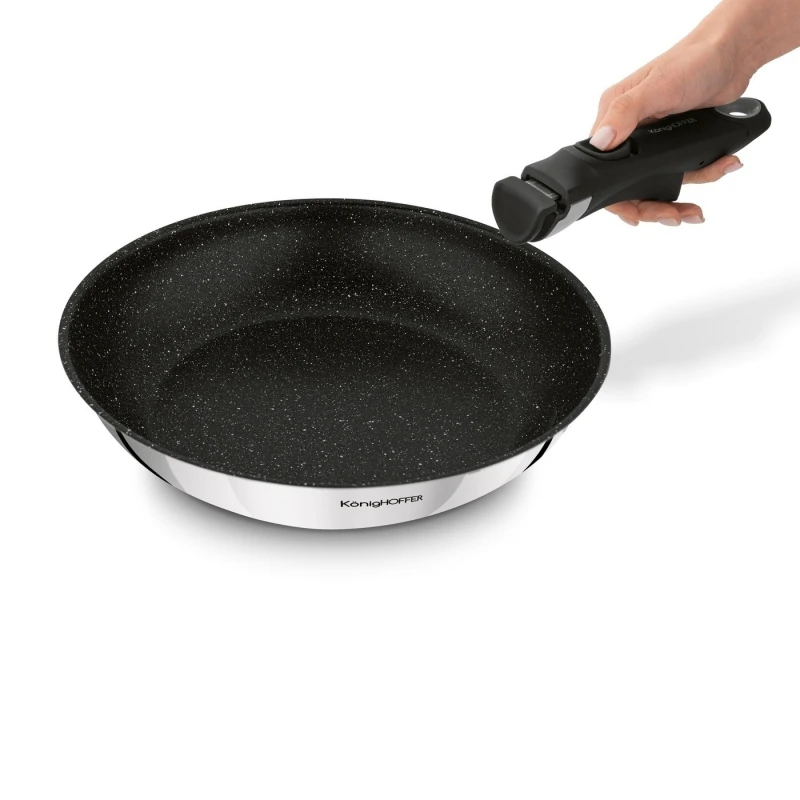 Sada panvíc 3ks s odním. rúčkou 20/24/28cm Colate