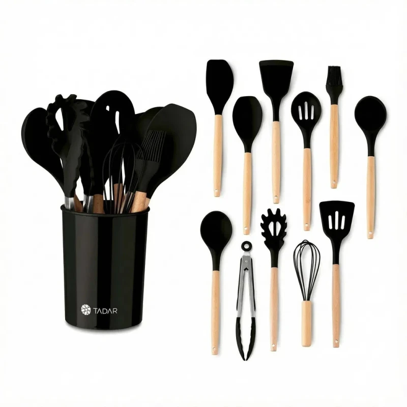 Sada kuch. náradia 11D silikón čierna