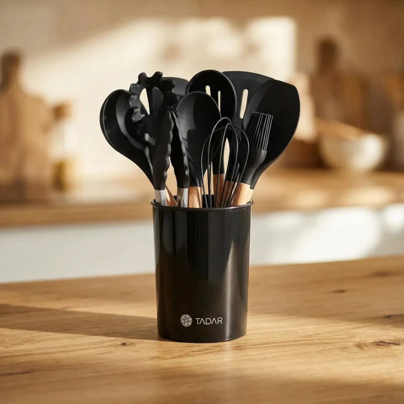 Sada kuch. náradia 11D silikón čierna