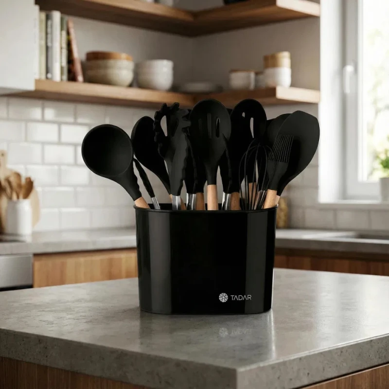 Sada kuch. náradia 11D silikón čierna