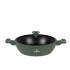 Hrniec nízky s pokr. 30cm Matte Green 8199