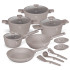 Sada hrncov 15D Taupe 8111N