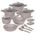 Sada hrncov 15D Taupe 8111N