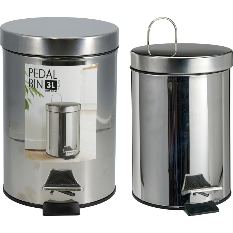 Kôš šlapací nerez 3l