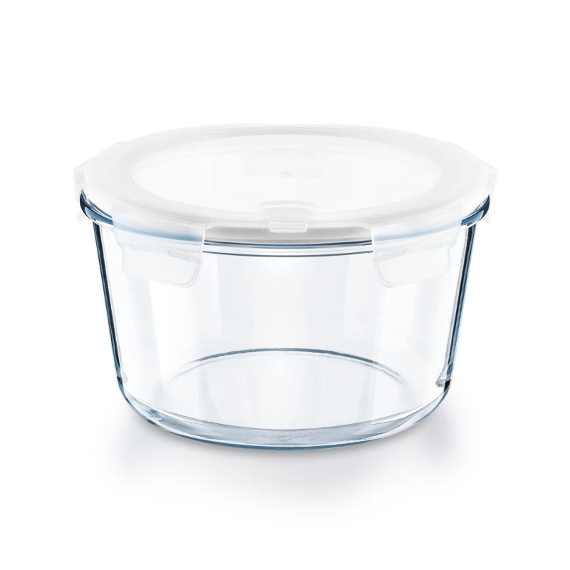 Dóza sklo okrúhla s vekom 1,9l