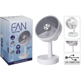 Ventilátor stolový nabíjací