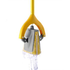 Sklápací špongiový mop s hubkou so 100% mikrovláknom 28cm plochý