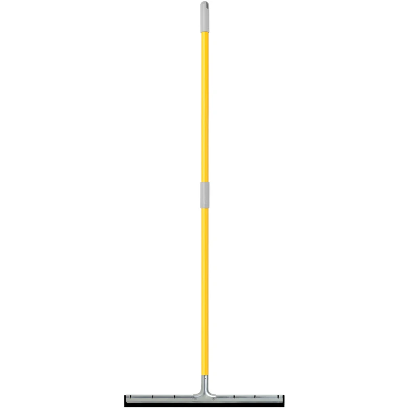 Podlahová stierka kovová s rúčkou a s dvojitou gumou 55 cm