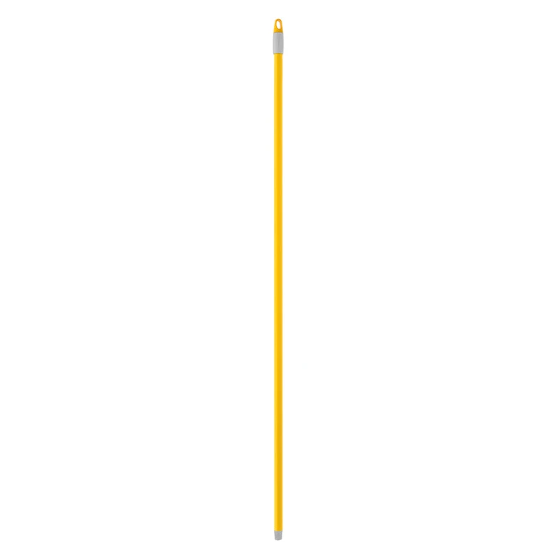 Rúčka na mop 120 cm, kovová žltá