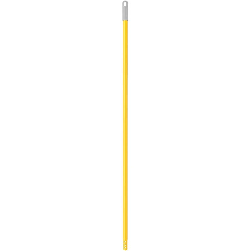 Rúčka na mop 120 cm, kovová žltá