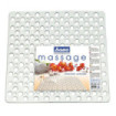 Podložka protišmyk. MASSAGE do sprchy 53x53 cm, guma, modrá