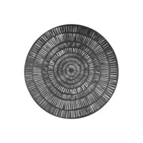 Stolové prestieranie Arpa čierne 38 cm, PVC