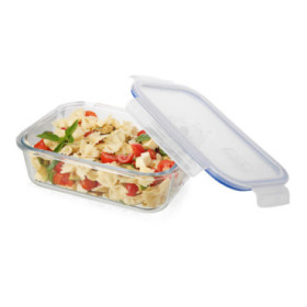 Sklenená dóza 1520 ml s vrchnákom s ventilom sklo/PP