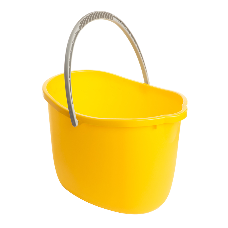 Vedro 15 l oválne sivé