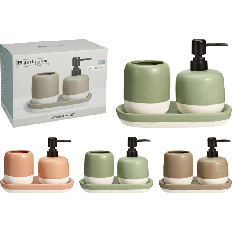 Kúpeľňová súprava 3D Dolomite Mix farieb