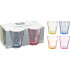 Sada pohárov color 4ks/300ml sklo
