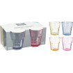 Sada pohárov color 4ks/300ml sklo