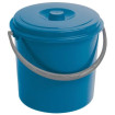 Vedro s vekom 10l okrúhle modré plast