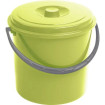 Vedro s vekom 16l okrúhle zelené plast