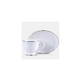Sada šálok 2+2 Dominica 220ml porcelán