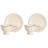 Sada šálok 2+2 Hillary Cream 220ml porcelán