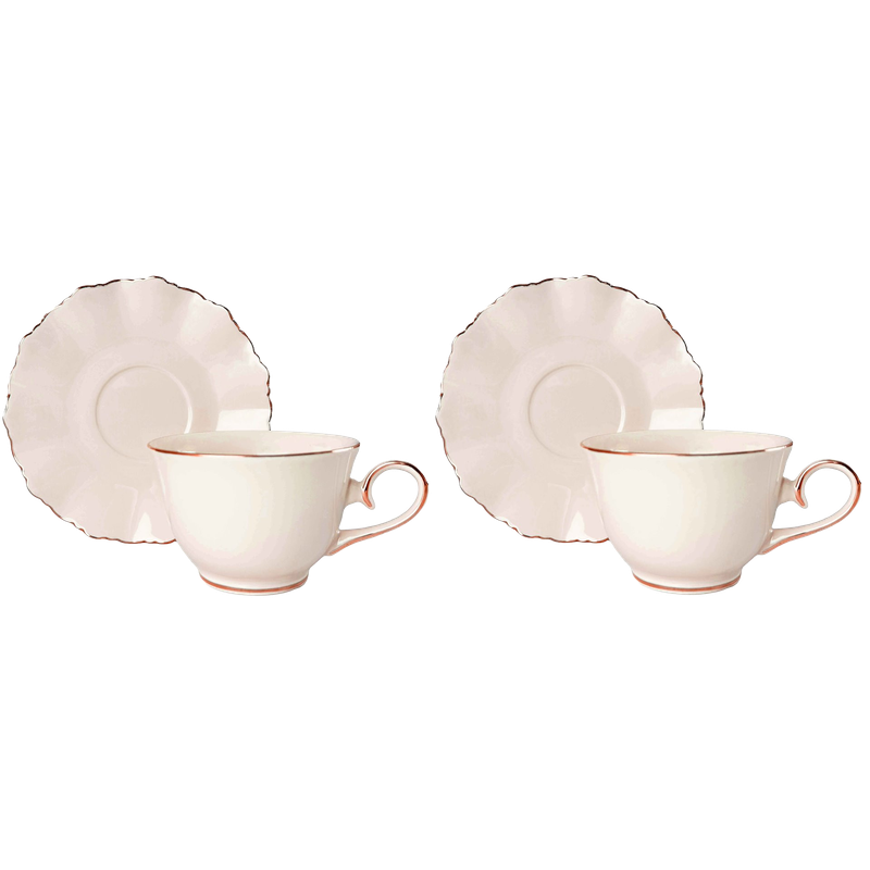 Sada šálok 2+2 Malaga Cream 250ml porcelán